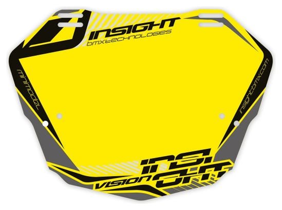 Insight Vision 2 Mini/Cruiser plate Yellow/Black