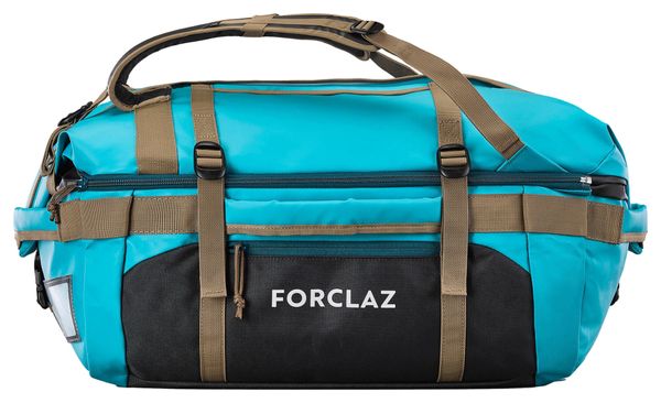 Transporttasche Forclaz 40/60L Duffel 500 Extend Blau