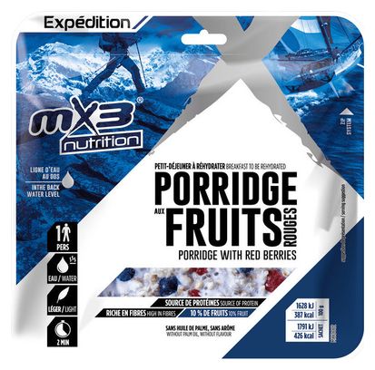 Freeze-dried MX3 Breakfast Red Fruit Porridge 110g
