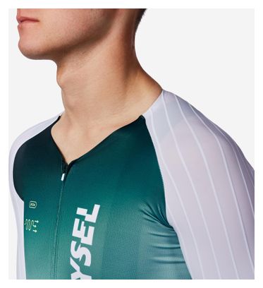 Van Rysel RCR-F Kurzarm-Trikot für Herren, Weiß/Grün
