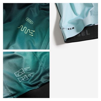 Van Rysel RCR-F Kurzarm-Trikot für Herren, Weiß/Grün