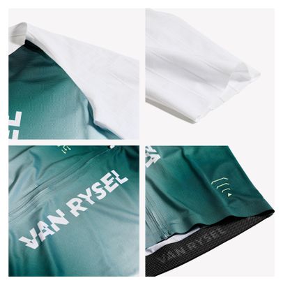 Van Rysel RCR-F Kurzarm-Trikot für Herren, Weiß/Grün