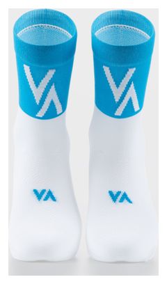 Chaussettes Vertical Mountain VA. Flash Run Blanc/Bleu