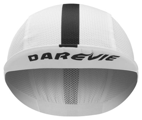 Casquette Darevie Cyclisme Ventilée Légère et Respirante Blanche et Noir