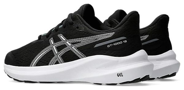Asics GT-1000 13 GS Hardloopschoenen Zwart/Wit Kind
