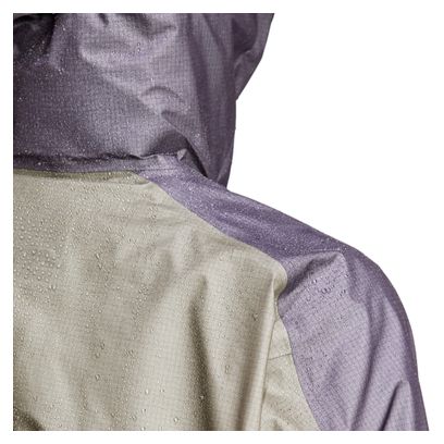Waterdichte adidas Terrex Techrock Light GTX Active Khaki/Violet Jas