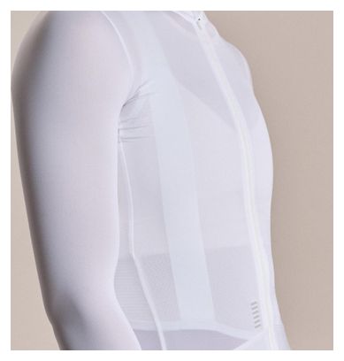 Maillot Manches Longues Rapha RCC Pro Team Lightweight Blanc/Gris Femme