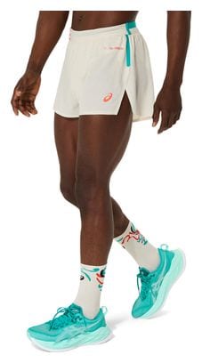 Asics Metarun Limited Series Beige Herren Split Shorts