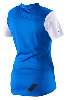 Maillot Manches Courtes Femme 100% Ridecamp Bleu