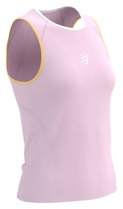 Camiseta de tirantes Compressport Trail Racing Rosa Mujer