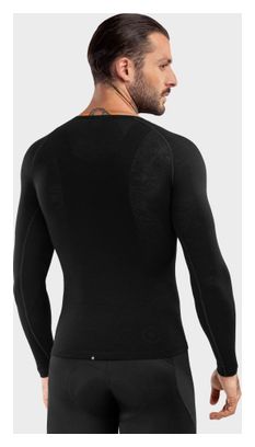 Sous-maillot vélo laine homme Cyclisme SRX Typhoon Noir
