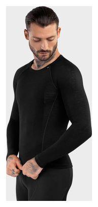 Sous-maillot vélo laine homme Cyclisme SRX Typhoon Noir