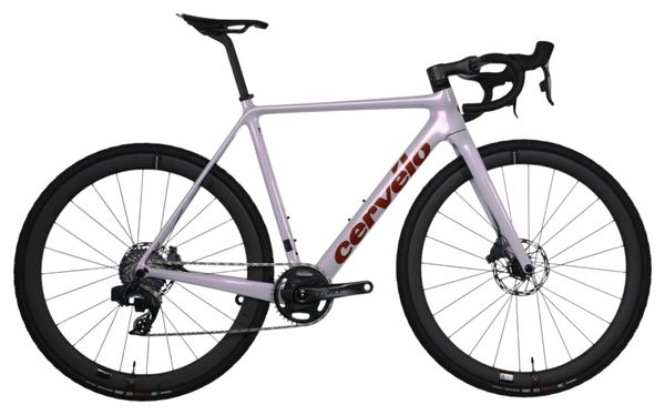 Gravel Bike Cervelo R5-CX Sram Force AXS 12V Rose 2024 | T.54 167/176cm - Tentoonstellingsfiets 