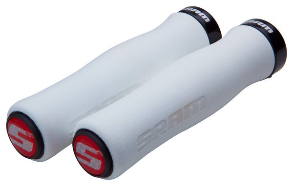 SRAM CONTOUR Foam Grips Lock-On White / Black