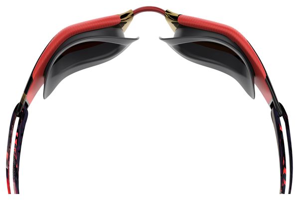 Speedo Fastskin Hyper Elite Mirror Black/Red Swimming Goggles