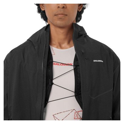 Giacca impermeabile Salomon S/Lab Bonatti Infinite Nero Uomo