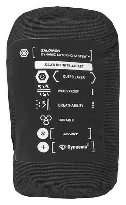 Giacca impermeabile Salomon S/Lab Bonatti Infinite Nero Uomo