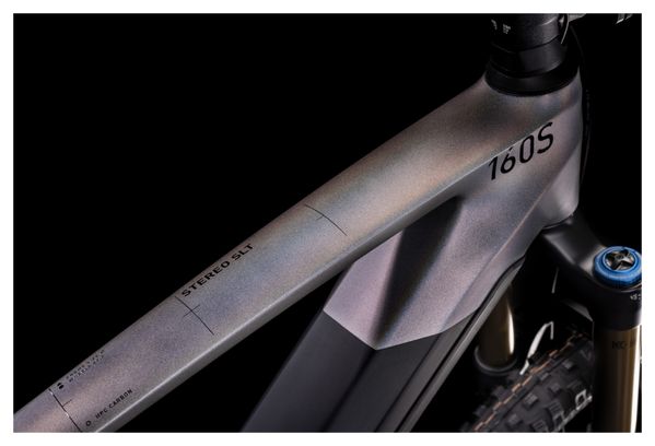 Cube Stereo Hybrid 160 HPC SLT 750 27.5 Electric Full Suspension MTB Sram  XX1 Eagle AXS 12S 750 Wh 27.5'' Prizm Silver Carbon Grey 2022 |  Alltricks.com
