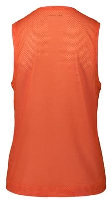 Poc Women's Air Indoor Zink Orange Sleeveless Jersey