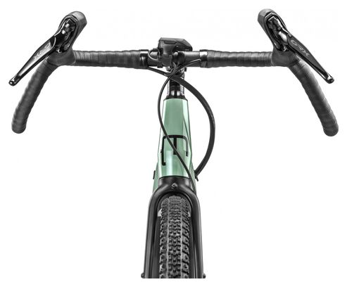Gravel Bike Électrique Moustache Dimanche 29.3 Gravel Shimano GRX 10V 500 Wh 700 mm Vert Amande 2020