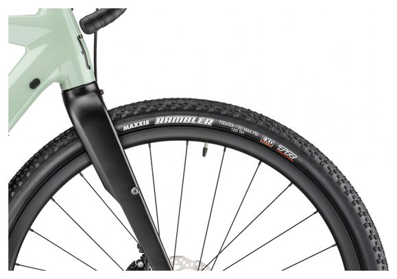 Gravel Bike Électrique Moustache Dimanche 29.3 Gravel Shimano GRX 10V 500 Wh 700 mm Vert Amande 2020