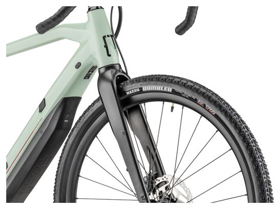 Gravel Bike Électrique Moustache Dimanche 29.3 Gravel Shimano GRX 10V 500 Wh 700 mm Vert Amande 2020