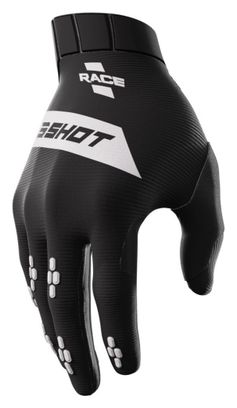 Shot Race Handschuhe für Erwachsene Schwarz