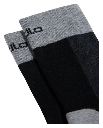 Chaussettes Odlo Performance Wool Mid Noir/Gris