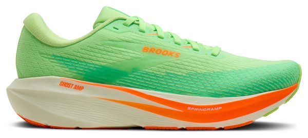Brooks Ghost Amp Men's Running Shoes - Green/Orange