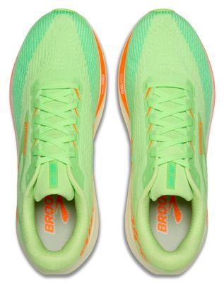 Brooks Ghost Amp Men's Running Shoes - Green/Orange