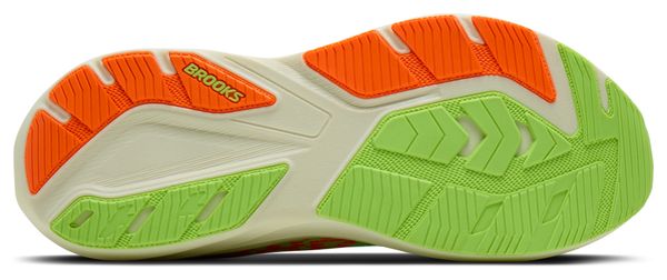 Brooks Ghost Amp Men's Running Shoes - Green/Orange