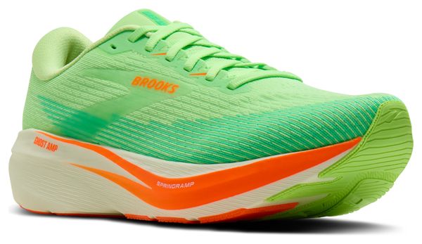 Brooks Ghost Amp Men's Running Shoes - Green/Orange