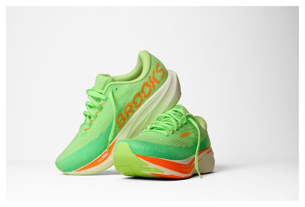 Brooks Ghost Amp Men's Running Shoes - Green/Orange