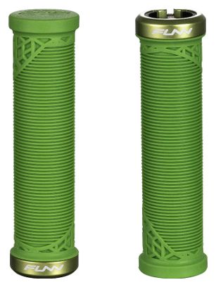 Pair of Funn Hilt Junior 115mm Green Grips