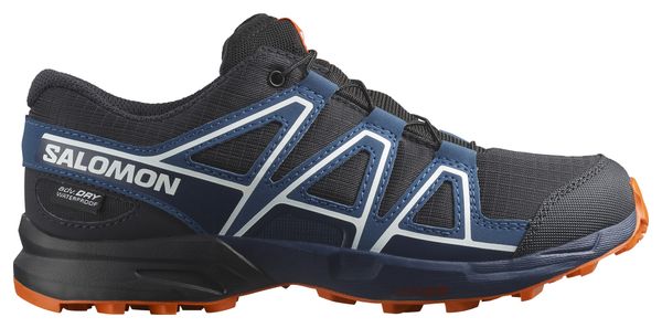 Scarpe da trail Salomon Speedcross Waterproof blu/arancione per bambini