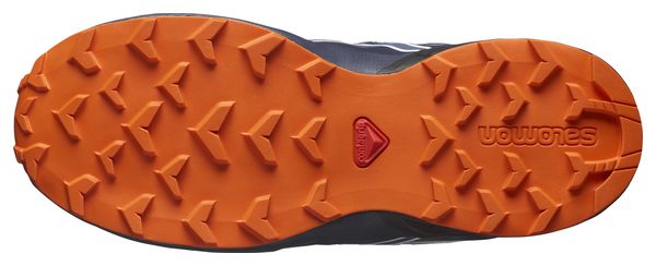 Scarpe da trail Salomon Speedcross Waterproof blu/arancione per bambini