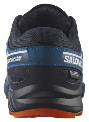Scarpe da trail Salomon Speedcross Waterproof blu/arancione per bambini