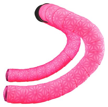 Cinta para manillar Supacaz Super Sticky Kush Gravel rosa fluorescente