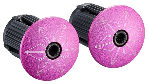 Cinta para manillar Supacaz Super Sticky Kush Gravel rosa fluorescente
