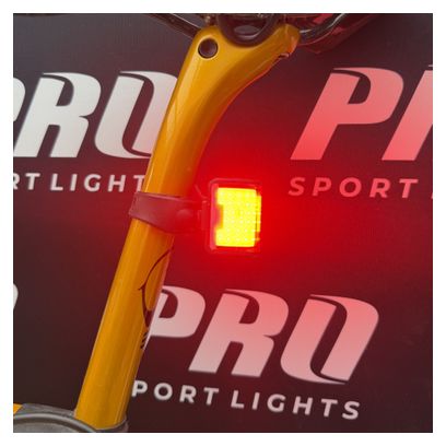 Juego de luces para bicicleta 1200 y 125 lúmenes delantera y trasera