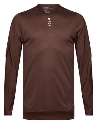 Men's Fox Flexair Pro Brown Long Sleeve Jersey