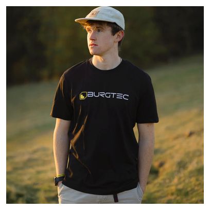 Burgtec Logo Kurzarm T-Shirt Schwarz 