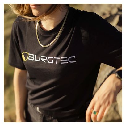 Burgtec Logo Kurzarm T-Shirt Schwarz 