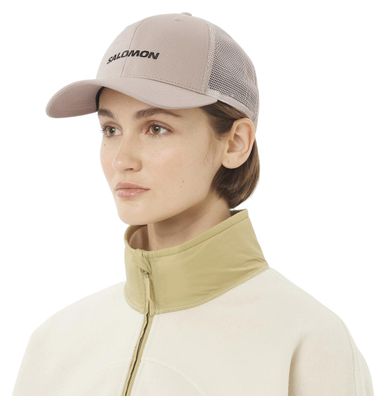 Salomon Logo Trucker Cap Brown