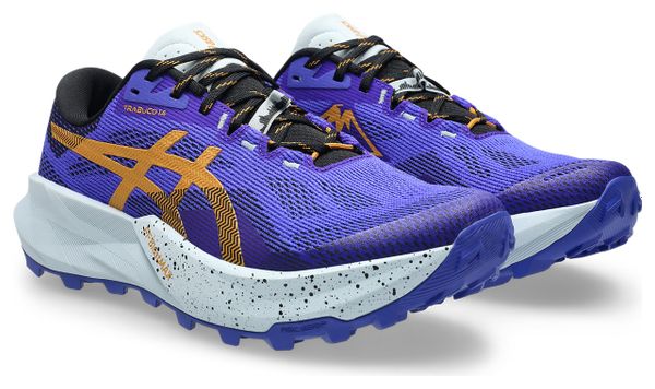 Chaussures Trail Asics Trabuco 14 Bleu/Orange Homme