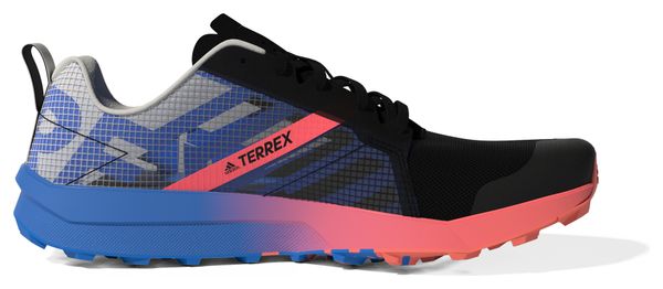 Zapatillas Adidas Terrex Speed Flow Trail negro azul rojo