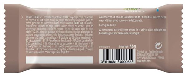 EAFIT Barre Protéinée Présentoir de 24 Barres de 46g - Noix de coco