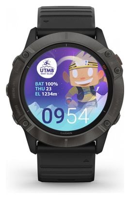 Garmin Fenix 6X Pro Solar Pack UTMB Mont-Blanc GPS Horloge