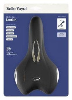 Selle Royal Avenue Athletic Selle Unisexe, Noir, Taille Unique