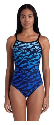 Maillot de Bain Arena Surf's Up Noir Bleu Femme